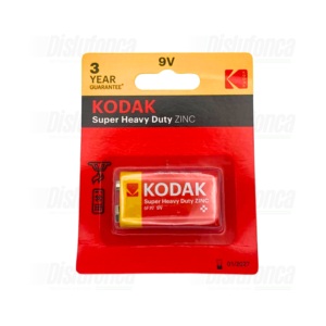 KODAK HD ZINC 9V X1 CUADRADA