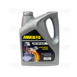 MAXILUB SAE 15W40 SYNTHETIC BLEND GALON (4X3.79LTS)