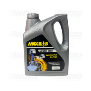 MAXILUB SAE 20W50 SYNTHETIC BLEND GALON (4X3.79LTS)