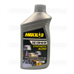 MAXILUB SAE 15W40 SYNTHETIC BLEND 946ML
