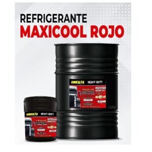 MAXILUB 50% REFRIGERANTE ROJO TAMBOR 208 LTS